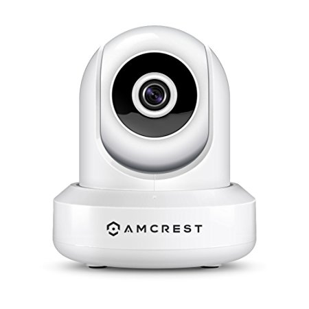 Amcrest UltraHD 2K (3MP/2304TVL) WiFi Video Security IP Camera with Pan/Tilt, Dual Band 5ghz/2.4ghz, Two-Way Audio, 3-Megapixel @ 20FPS, Wide 90° Viewing Angle and Night Vision IP3M-941W (White)