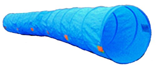Cool Runners Dog Agility Training Tunnel with Carrying Case, 2 x 17-Feet