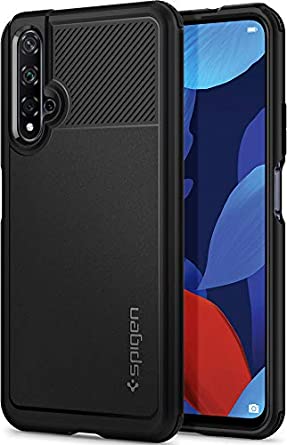 Spigen Rugged Armor Designed for Huawei Honor 20s Case (2019) - Matte Black