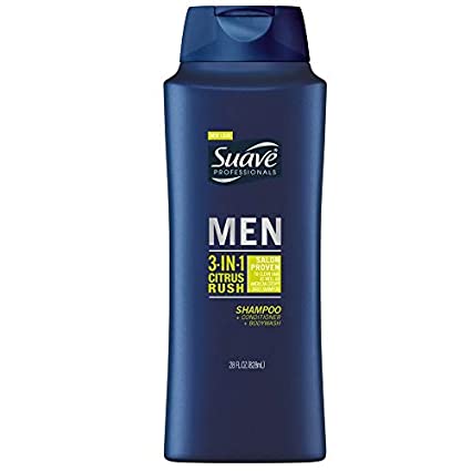 Suave Hair and Body Citrus Rush 3-in-1 Shampoo/Conditioner/Body Wash, 28 Ounce - 4 per case