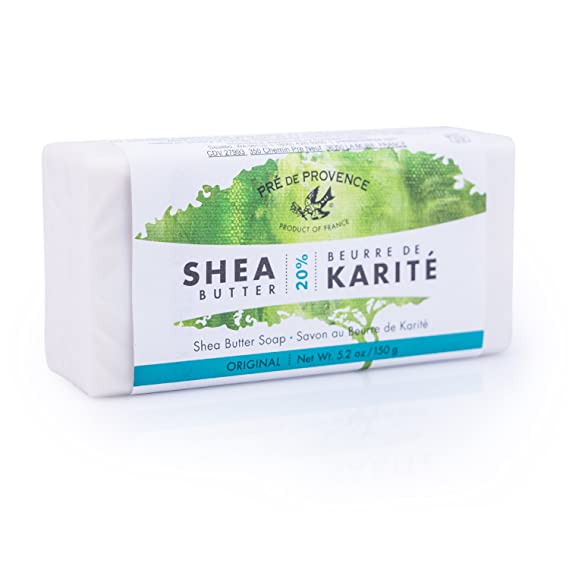 Pre de Provence Enriched, Soothing & Moisturizing 20% Pure Shea Butter Soap Bar (150 Gram) - Original