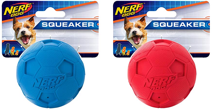 Nerf Dog Soccer Squeak Ball Dog Toy