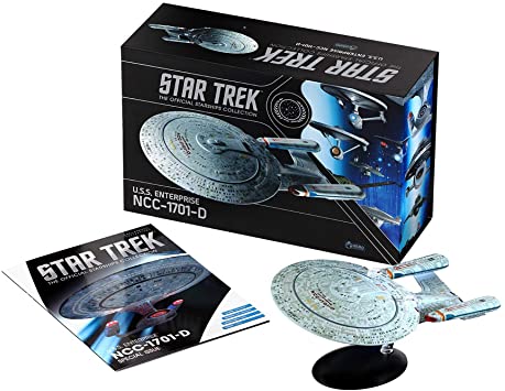 Star Trek The Official Starships Collection | U.S.S. Enterprise NCC-1701-D 8.5-inch XL Edition Model Ship Box by Eaglemoss Hero Collector