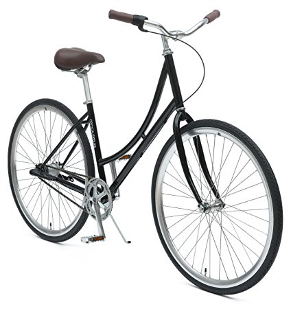 Critical Cycles Dutch Step-Thru 3-Speed City Coaster Commuter Bicycle, 44cm/One Size