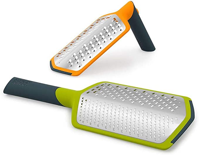 Joseph Joseph Twist Adjustable 2-in-1 Etched Twin-Bladed Grater, Course and Fine