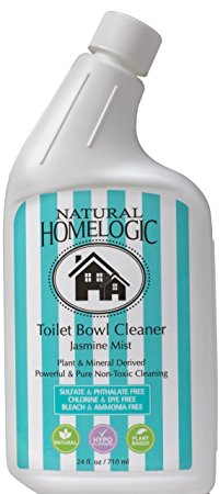 Natural HomeLogic Eco Friendly Toilet Bowl Cleaner, 24 oz Jasmine Mist | Non-Toxic, Sulfate Free, Fume Free, Safe, & Powerful Formula For A Natural Clean