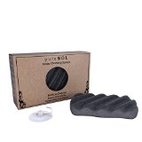 Konjac Sponge - Activated Charcoal - Body Sponge 100 Natural Sponge Eco-friendly - Gentle Exfoliating Sponge Deep Cleansing Improved Skin Texture - Konjac Body or Facial Cleansing Sponge - Natural Beauty Products - Free of Chemicals Parabens Sulphates fragrances and Coloring - Good for Sensitive Skin Hypoallergenic Acne and Oily skin - Cruelty Free Vegan Biodegradable Naturally Sustainable