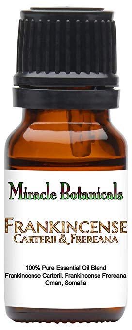 Miracle Botanicals Frankincense Carterii and Frereana Essential Oil - Therapeutic Grade - 10ml