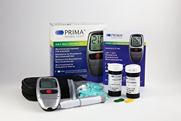 PRIMA Cholesterol and Triglycerides 2IN1 Test Meter Kit.FDA/CE Approved.!!!