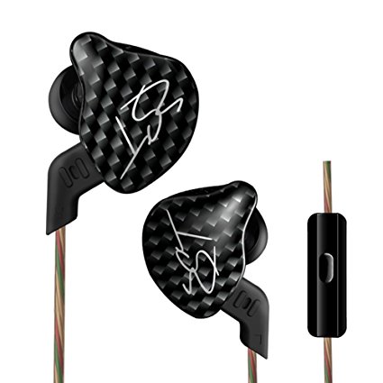 KZ ZST In-ear Earphone Latest HiFi Sports Hi-Fi Headphones with Noise Cancelling and Mic Replacement Cable with Mic