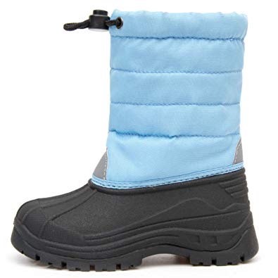 Outee Kids Boys Girls Toddler Winter Outdoor Waterproof Snow Boots