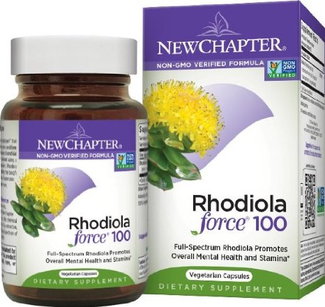 New Chapter Rhodiola Force 100mg, 30 Vegetarian Capsules