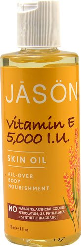 Jason Skin Care Vitamin E Oil 5,000 I.U. 4 fl. oz. Pure & Natural Beauty Oils (a) - 2pc