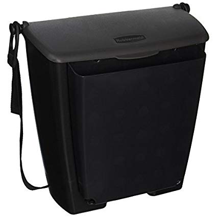 Rubbermaid Automotive Hanging Trash Can: Leakproof Car Garbage Bin/Waste Basket Organizer Caddy