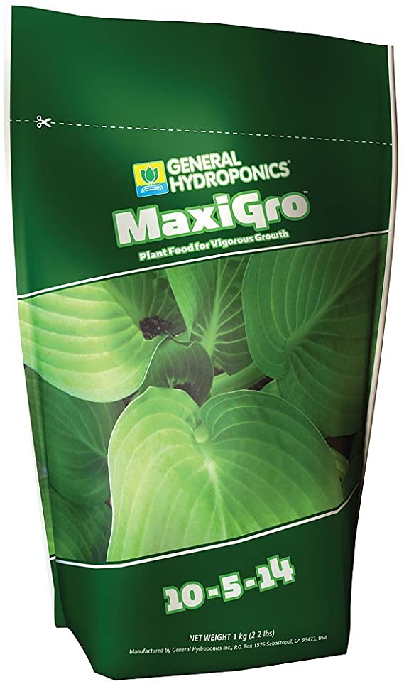 General Hydroponics MaxiGro Plant Food For Vigorous Growth, 2.2 lb