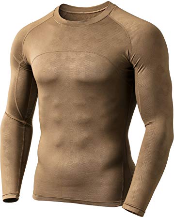 Tesla Men's Thermal Wintergear Compression Baselayer Long Sleeve Tops