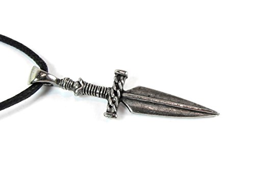 Wiccan Athame for Direction of Energy Pewter Pendant