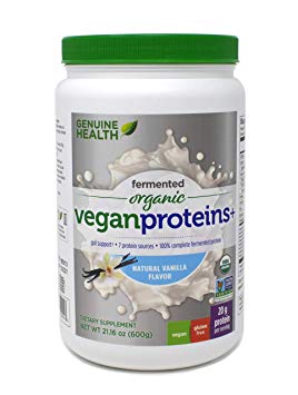 Genuine Health Fermented Organic Vegan Proteins , 600g Vanilla