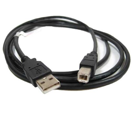 SANOXY USB 2.0 Cable Type A Male to Type B Male 6 ft, Black