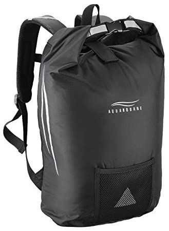 Aquabourne San Remo Waterproof Lightweight Cycling DRY Bag Backpack (Black)