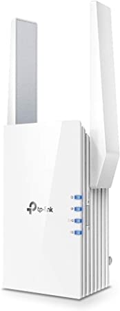 TP-Link AX1500 WiFi 6 Extender, Up to 1500Mbps, Next-Gen Dual Band WiFi Booster, WiFi Repeater with Gigabit Port, Access Point Mode, 2 External Antennas, Easy Set-Up, OneMesh Compatiable(RE505X)