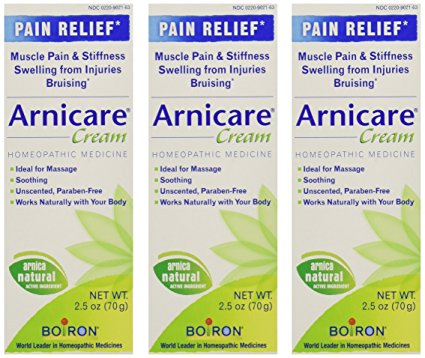 Boiron Arnica Cream -- 2.5 oz (Pack of 3)