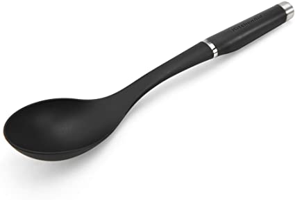 KitchenAid KO003OHOBA Gourmet Nylon Basting Spoon, One Size, Matte Black