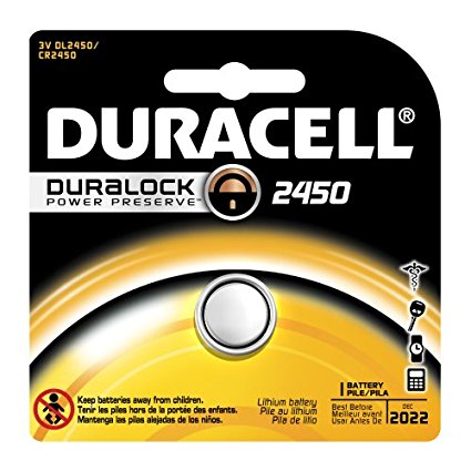 Duracell DL2450BPK Home Medical Battery 3 Volt Lithium