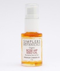 Carrier Oil Rosehip Seed Oil Organic Simplers Botanicals 1 oz Liquid