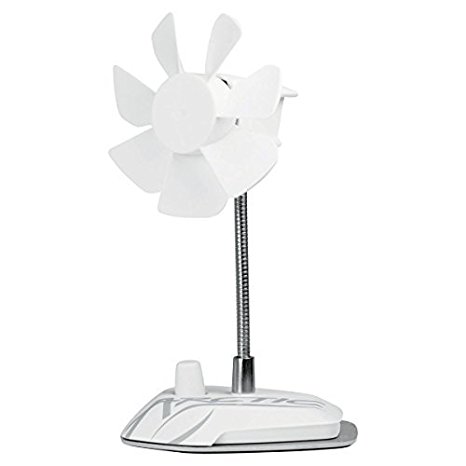 ARCTIC Breeze USB Desktop Fan with Flexible Neck and Adjustable Fan Speed, Gooseneck Fan, White