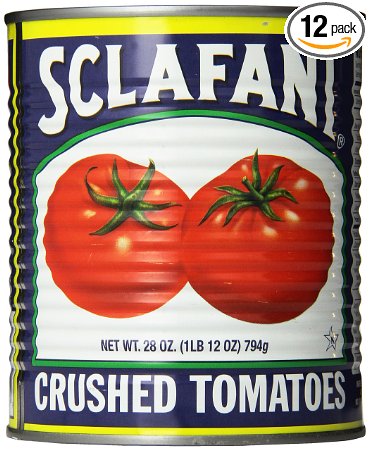 Sclafani Crushed Tomatoes, 28 Ounce (Pack of 12)