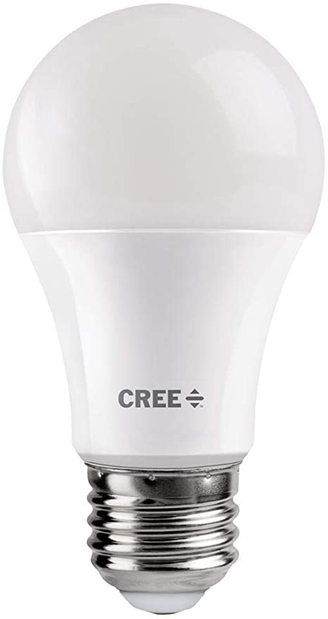 Cree 60W Equivalent Soft White (2700K) A19 Dimmable Exceptional Light Quality LED Light Bulb (2-Pack)