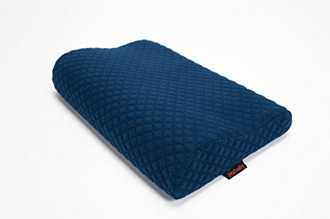 Jaybally Contour Memory Foam Bed Pillow Back Side Sleeper Dark Blue Standard Size