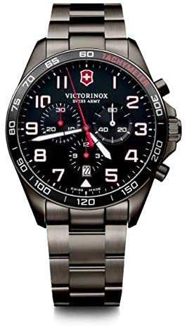 Victorinox Men's FieldForce Sport Chronograph - Swiss Made Analogue Quartz Stainless Steel Watch 241890