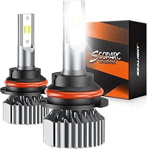 SEALIGHT 𝟗𝟎𝟎𝟕/𝗛𝗕𝟓 Bulbs, Eye-Protection White, Fanless Light, Quick Installation, Non-Polarity, Fog Bulbs, Powersports Accessory Lights, Pack of 2