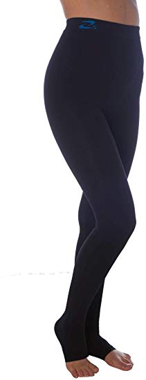 CzSalus Lipedema Lymphedema, POTS Support high Compression Leggins (K2=25-30 mmHg) - (Black, XLs)