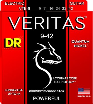 DR Strings VTE-9 VERITAS Electric Guitar String 9-42