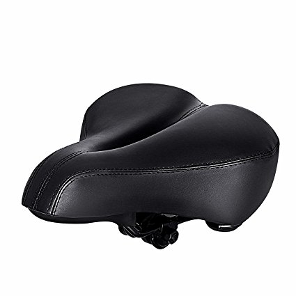 Dripex Most Comfortable Gel Bicycle Bike Seat, Outdoor Women and Men Bike Saddles, Foam Padded Breathable with One Mounting Wrench
