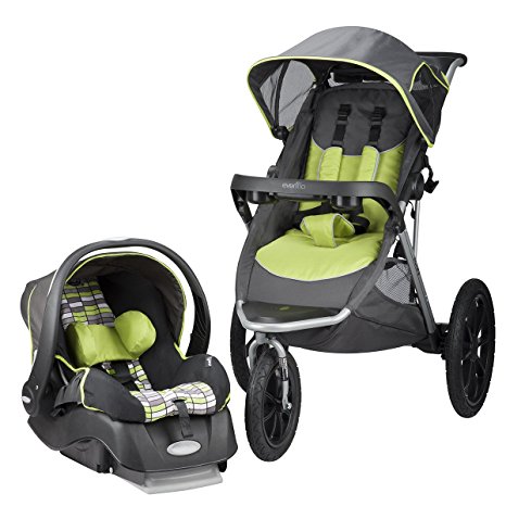 Evenflo Victory Jogging Travel System, Embrace Infant Car Seat, Tucson