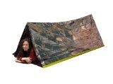 Emergency Survival Mylar Thermal Reflective Cold Weather Shelter Tube Tent - Accommodates 2 Adults - 8 X 3- by Grizzly Gear