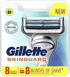 Gillette Skinguard Manual Razor Blades, 8 Count