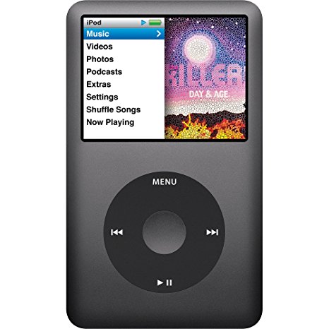 Apple iPod classic 160 GB Black (7th Generation) (In Plain White Box)