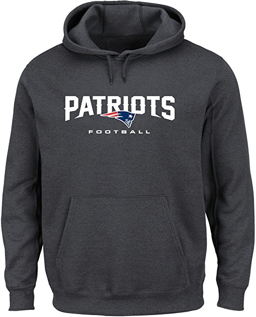 NFL Men's Long Sleeve Screen Print Hooded Fleece Pullover