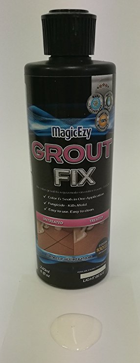 MagicEzy Grout Fix (colors & seals in one application   kills mold) (Light Beige)