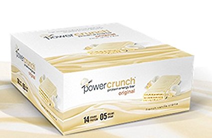 Power Crunch - Power Crunch Bar - French Vanilla Cream -12 bars of 1.4oz ea