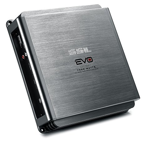 SOUND STORM EVO1500.1 EVO 1500-Watt Monoblock, Class A/B 2 to 8 Ohm Stable Monoblock Amplifier with Remote Subwoofer Level Control
