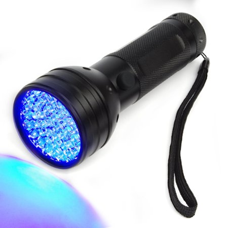 Opoway Blacklight 51 UV LED Premium Handheld Ultraviolet Flashlight Black Light for Urine Stain Bed Bugs Scorpions Leaks Detector Torch 395nM