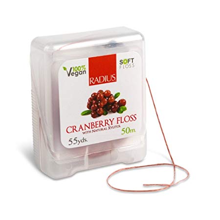 Radius Vegan Antibacterial Cranberry Floss 1