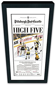 Poster Palooza Newspaper Frame with Mat - Made to Display Media Measuring 12x22.75 Inches