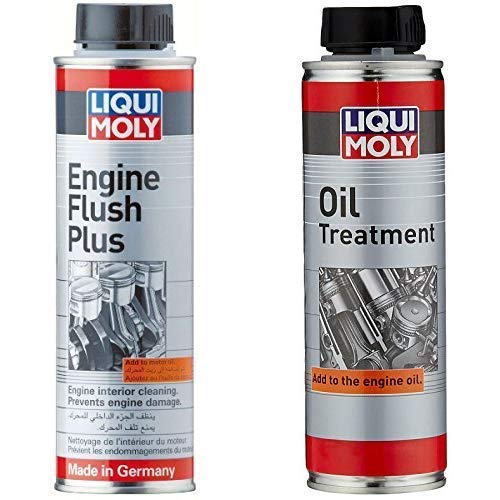 Liqui Moly Engine Oil Flush (200 ml) and Liqui Moly Engine Oil Treatment (200 ml)